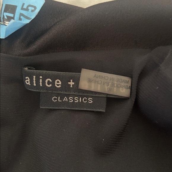 Alice + Olivia Black Classic Wide Leg Jumpsuit - Picture 5 of 7